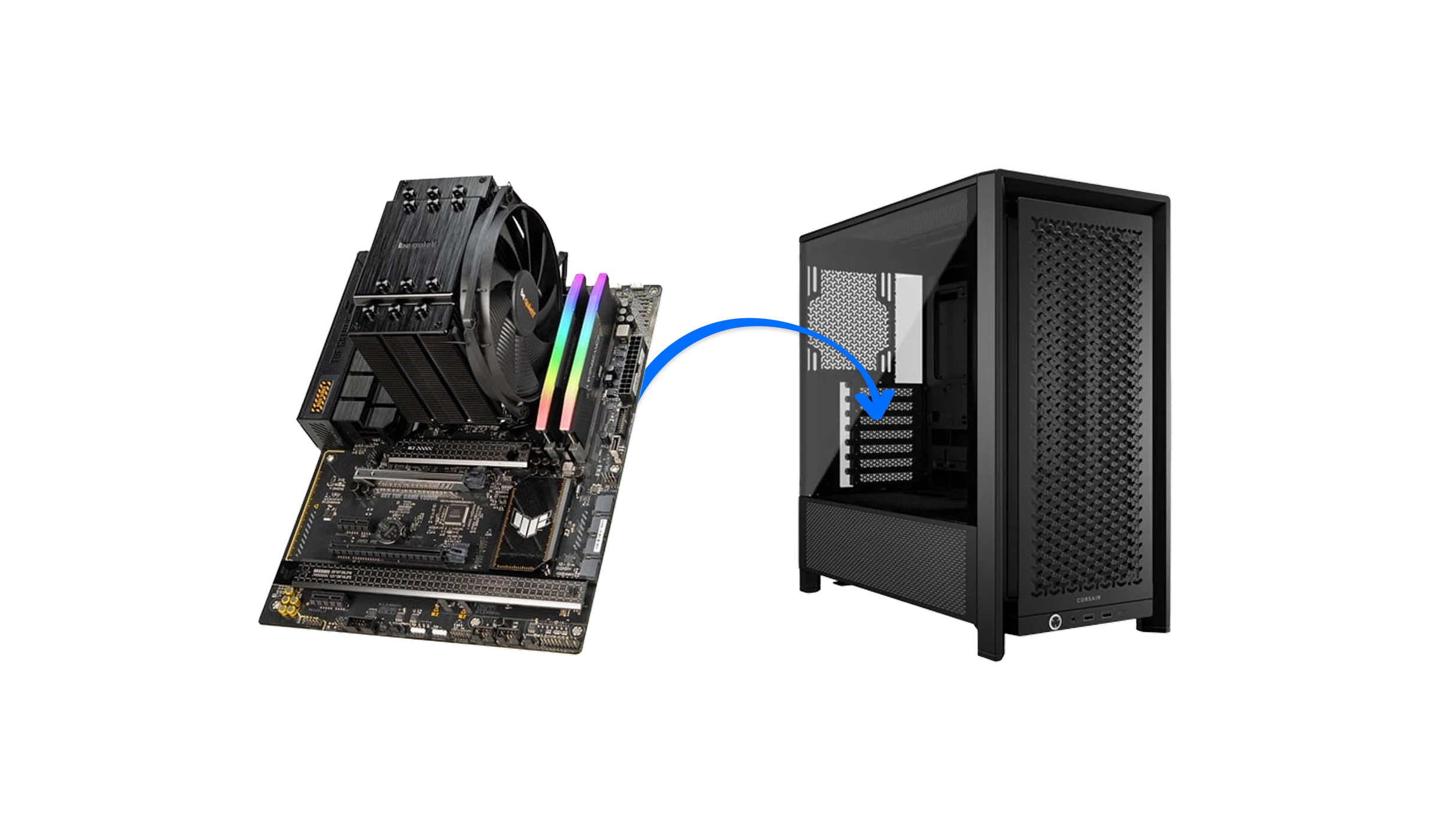 Motherboard installation in PC case