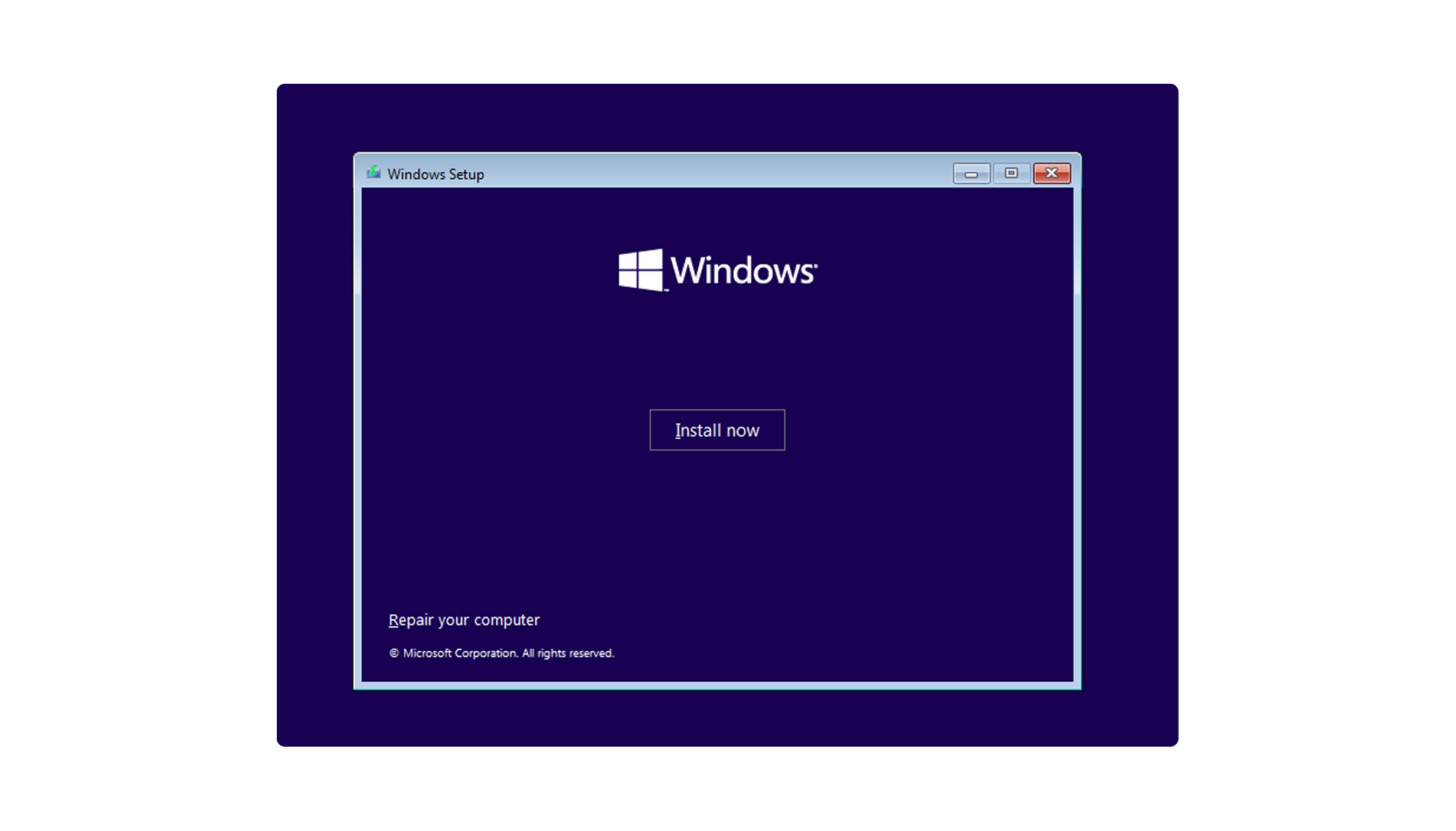 Installing Windows on gaming PC