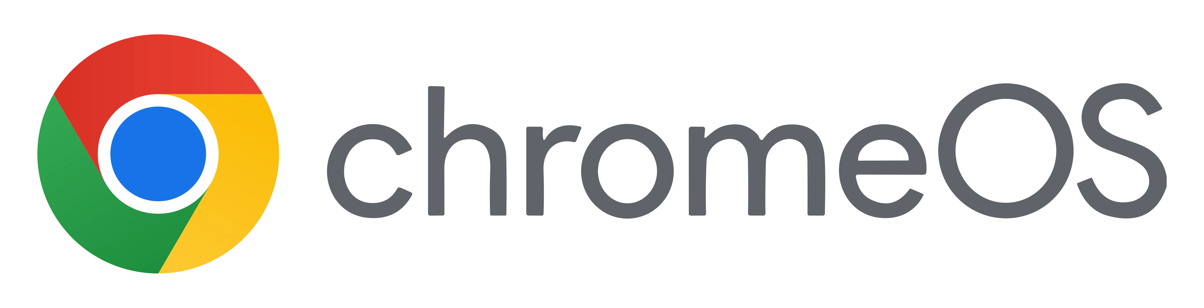 Google ChromeOS operating system logo for Chromebooks