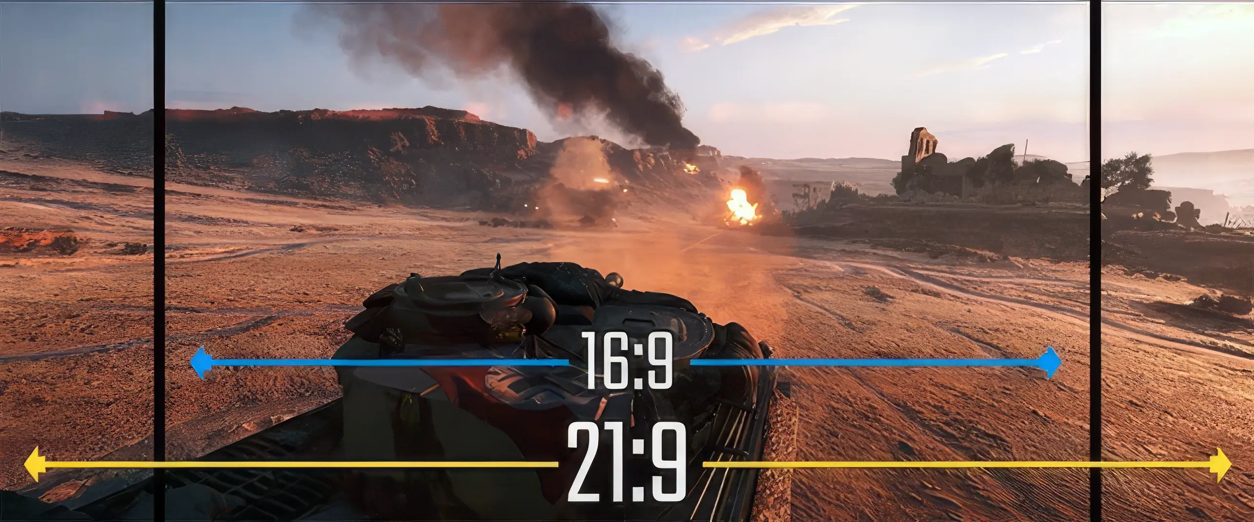 Diagram showing how monitor size is measured diagonally