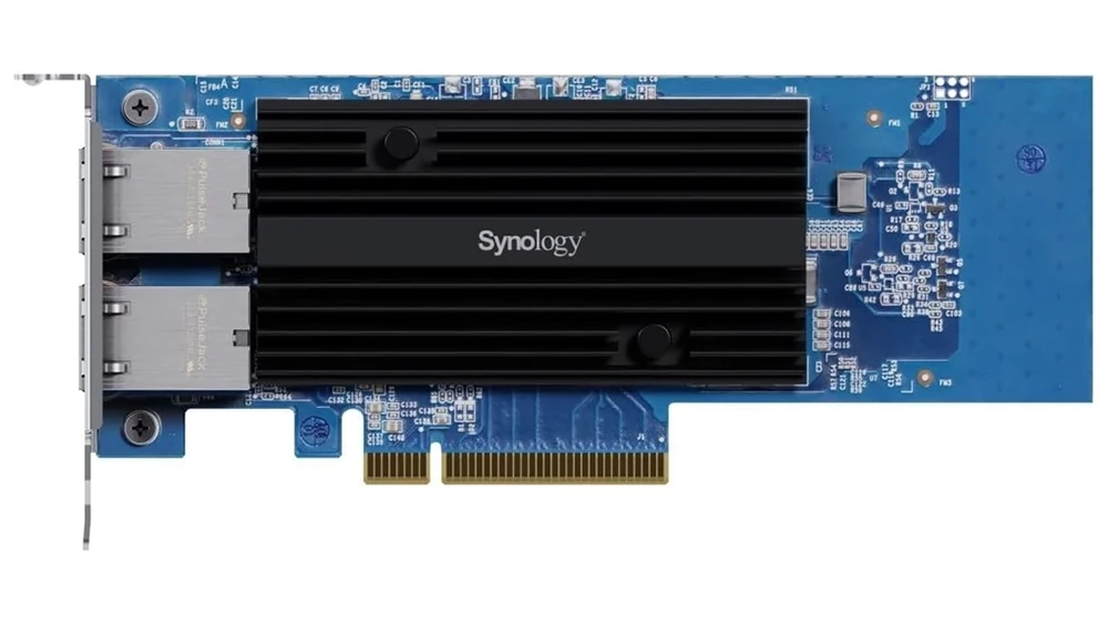 Dual 10GbE network card for high‑speed NAS connectivity