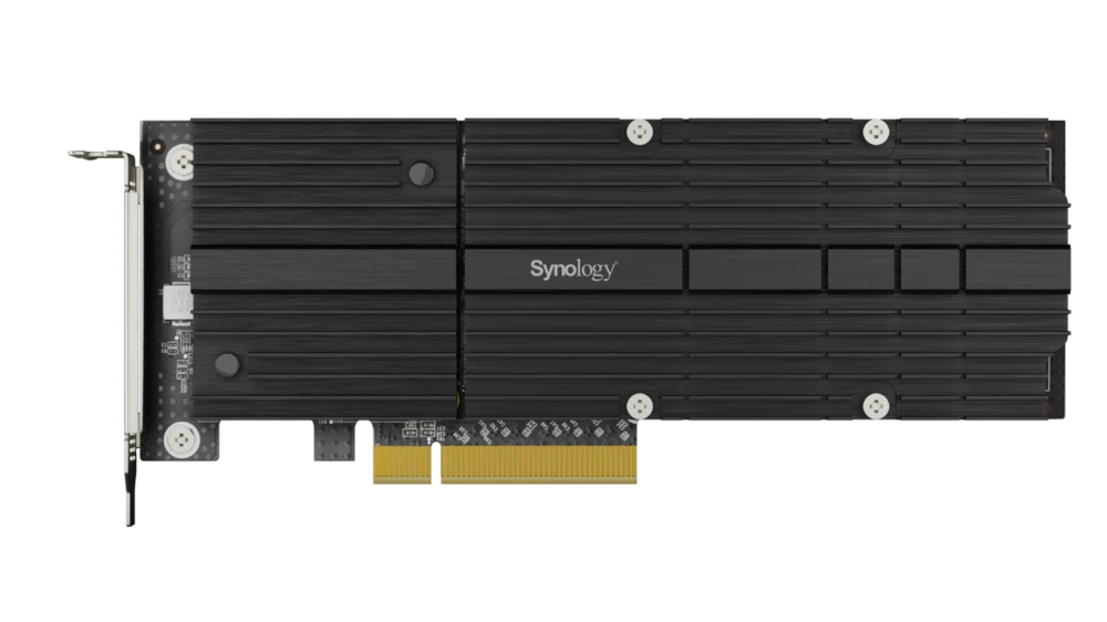 M.2 NVMe SSD add‑in card for high‑speed NAS acceleration
