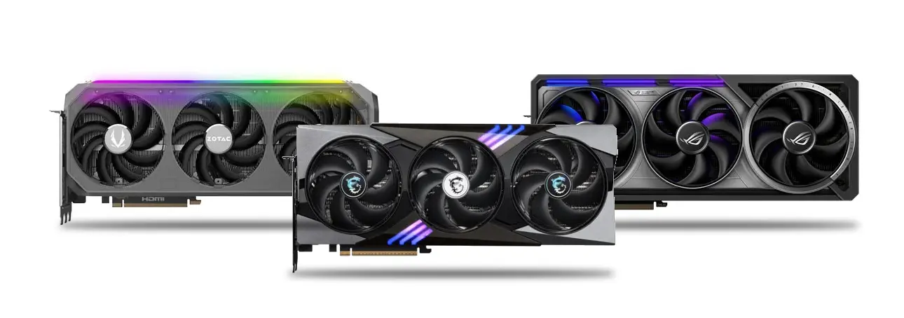 NVIDIA GeForce RTX 5080 graphics card lineup