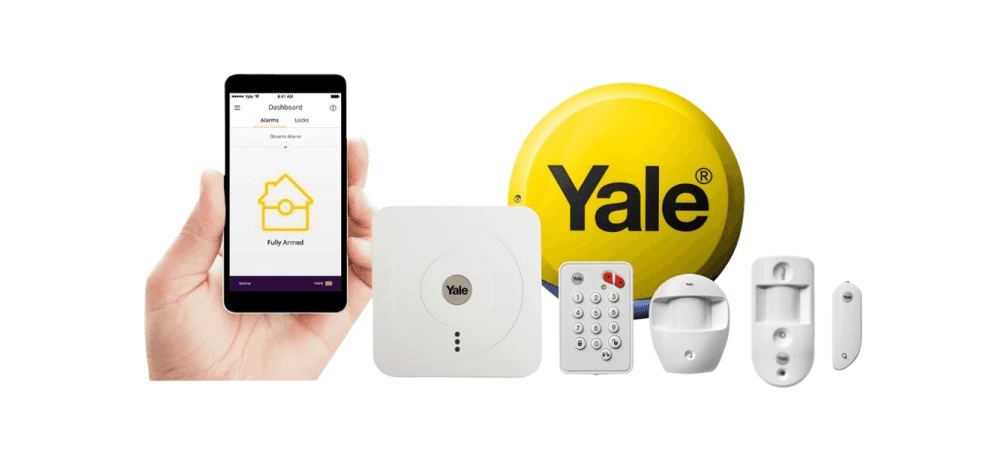 Smart home alarm system sensors and control panel