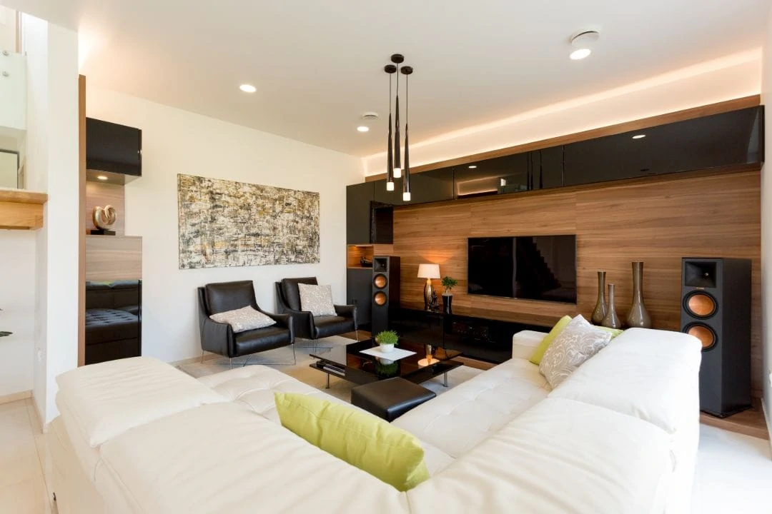 Illustration representing smart home devices and connectivity