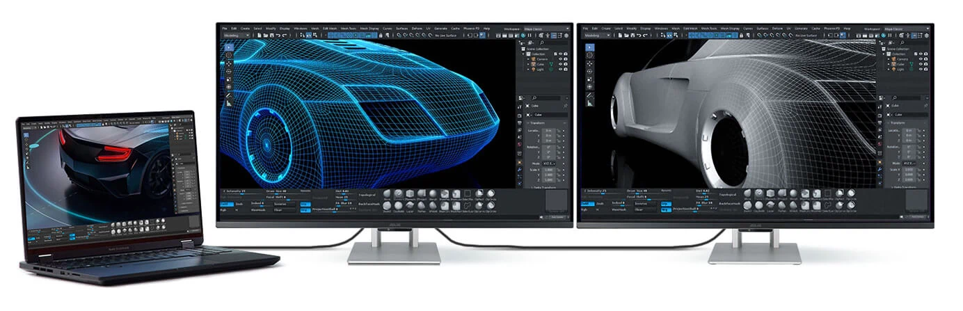 Ports and connectivity options including HDMI, SDI and USB‑C