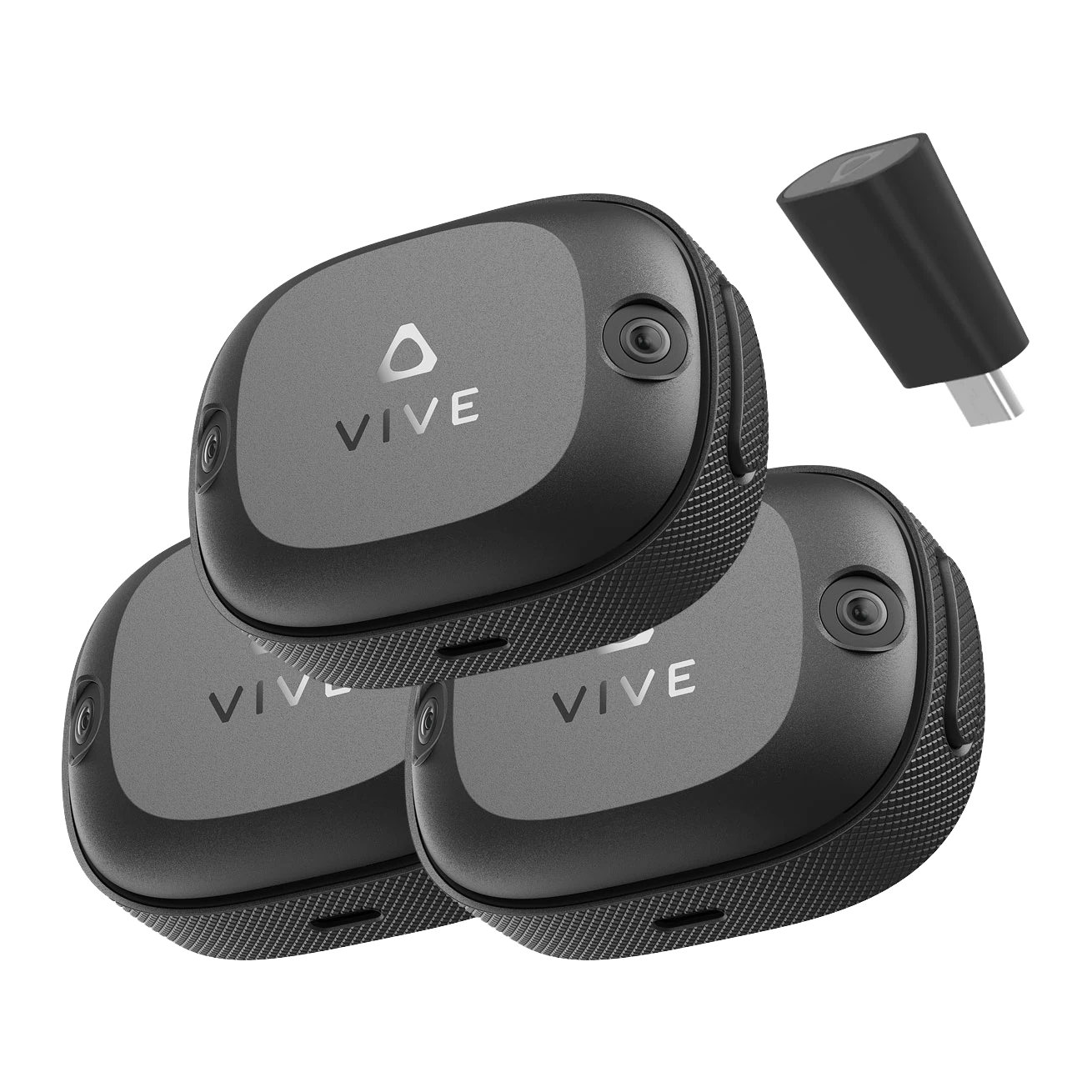 VR accessories including cables, stands, and carry cases