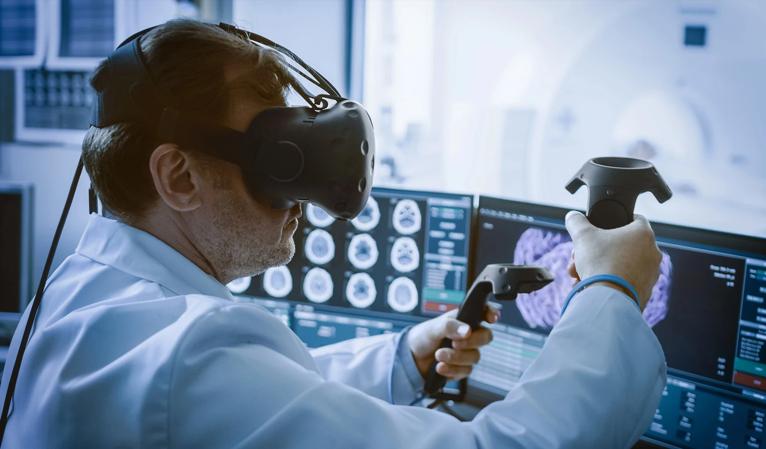 Medical VR visualisation of anatomical structures for training