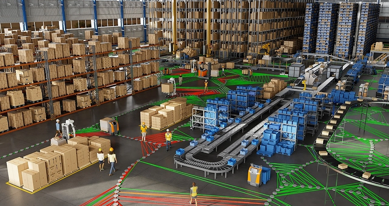 Industrial Digital Twins Warehouse