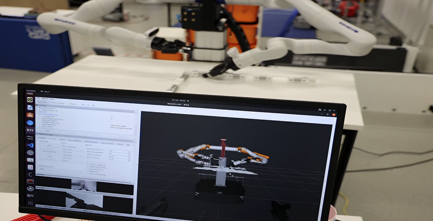 Illustration of a robot learning complexity layers: utensil recognition, manipulation, mobility, and obstacle avoidance in a kitchen environment