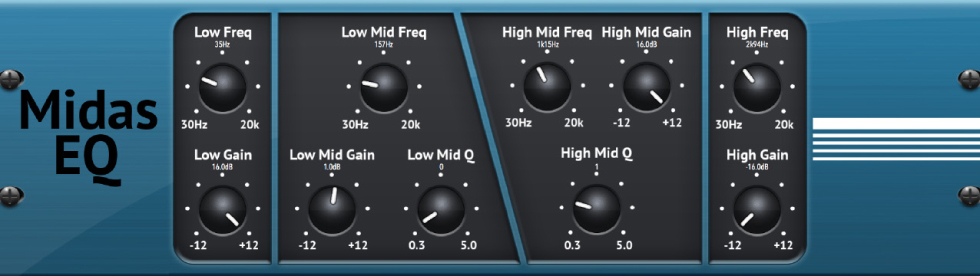 Behringer DeepMind 12D Midas EQ