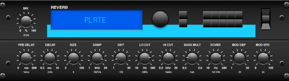 Behringer DeepMind 12D Plate Reverb
