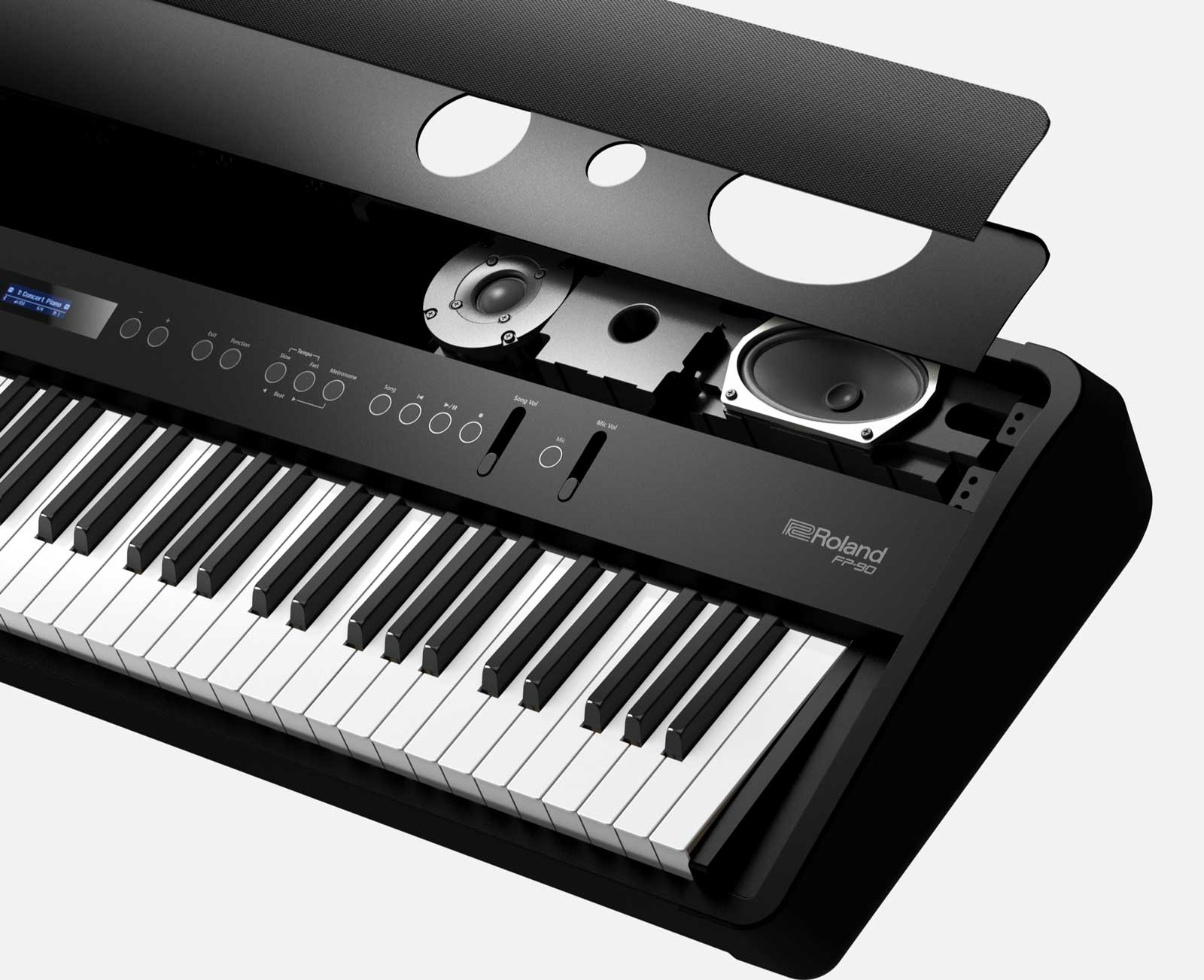 Roland FP-90-BK Digital Piano (Black) LN80971 | SCAN UK