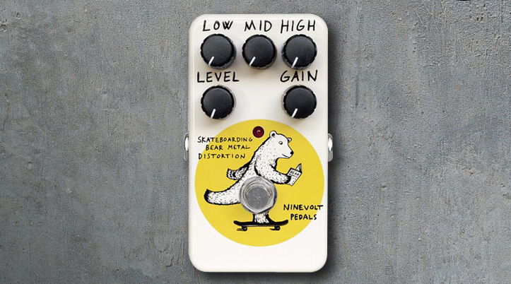 Ninevolt Pedals Skating Bear Distortion