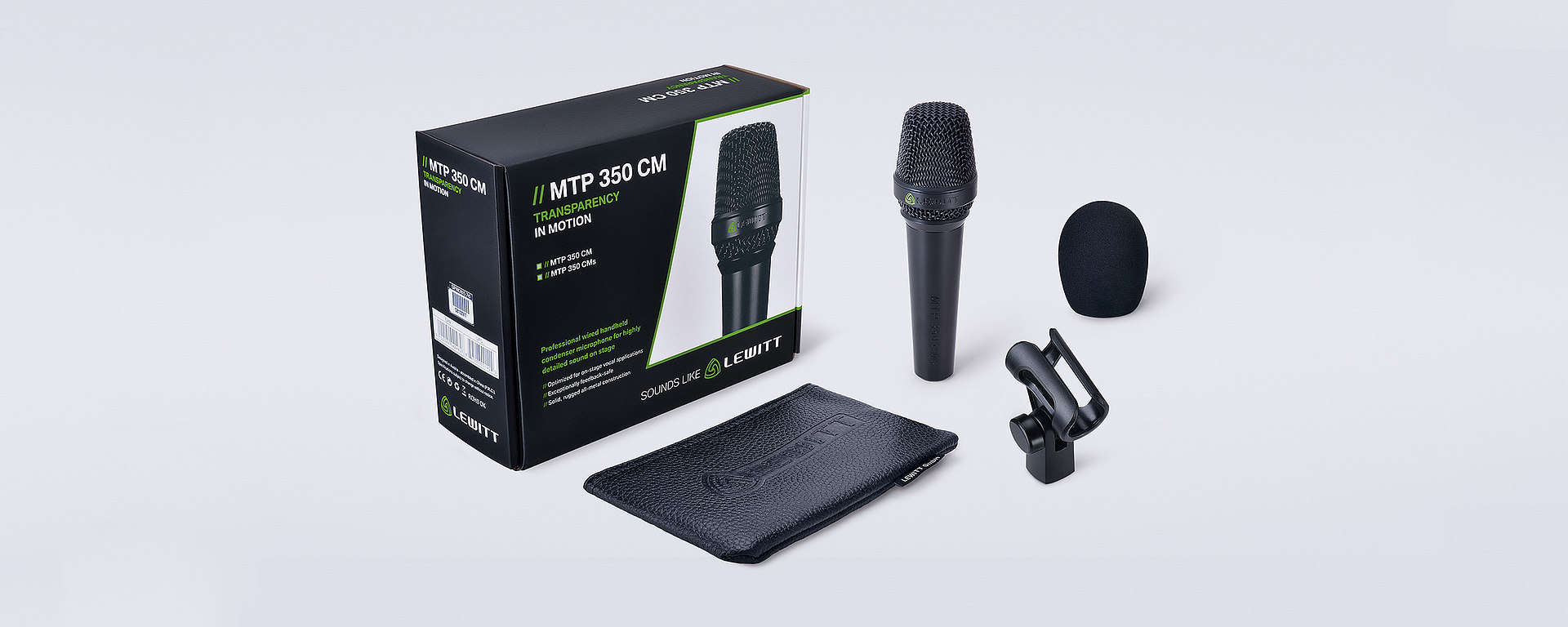 Lewitt MTP 350 CM Box Contents