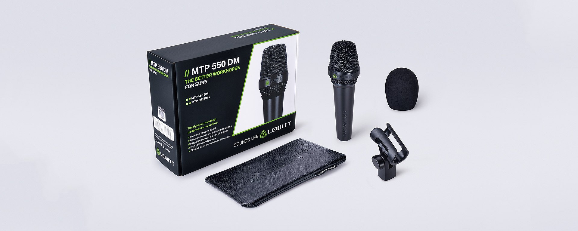 Lewitt MTP 550 DMs Box Contents