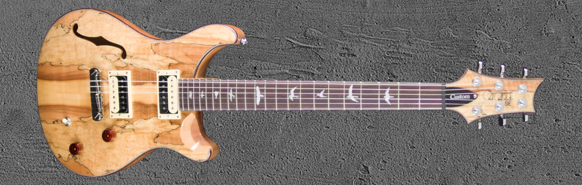 PRS SE Custom 22 Semi-hollow Soapbar Ltd Run NASP2