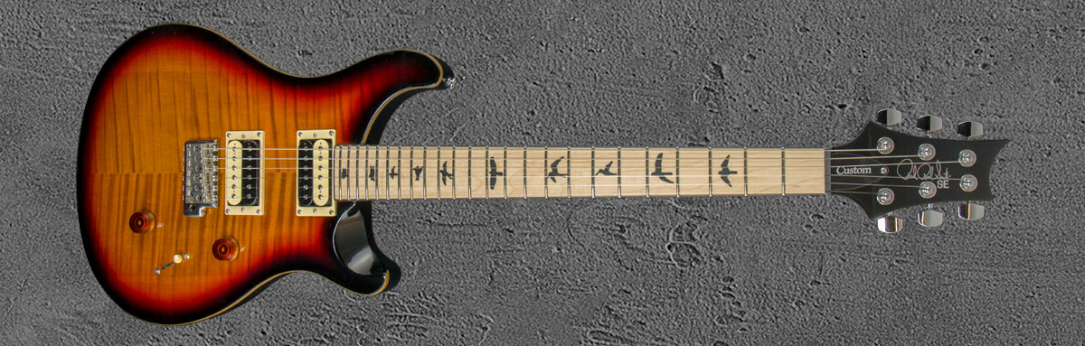 PRS SE Custom 24 Tri Colour Sunburst