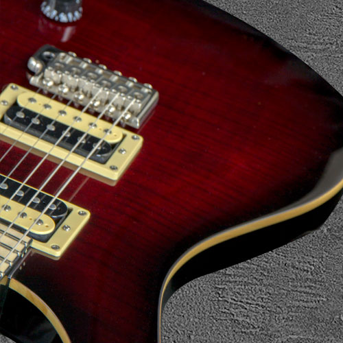 PRS SE Custom 24 Fire Red