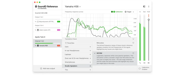 SoundID Reference for Speakers & Headphones & Apollo Monitor Correction Add-On