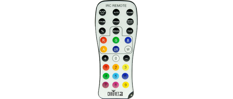 Chauvet IRC-6 DJ lighting remote