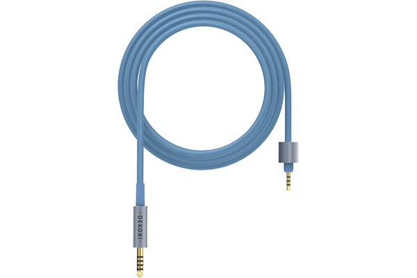 Dekoni Audio Presplit 4.4mm Balanced With Blue Nylon Woven Jacket 52