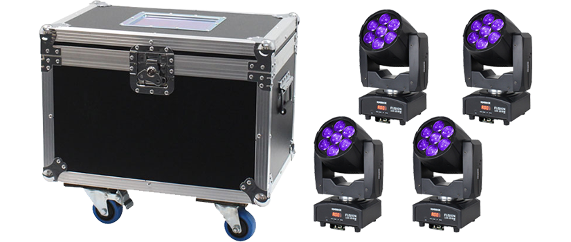 Equinox Fusion 120 Zoom MKII with Flight Case