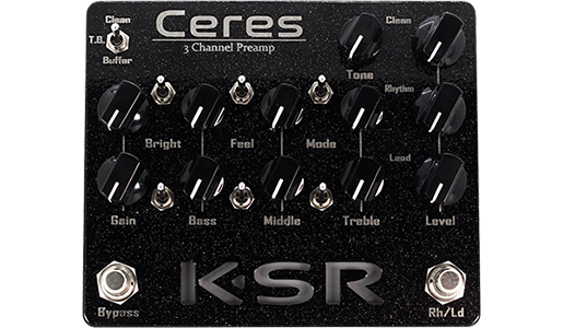 KSR Ceres 3 Channel High-Gain Preamp Pedal LN134477 - KSR KSR Ceres 3 Channel High-Gain Preamp Pedal LN134477 - KSR