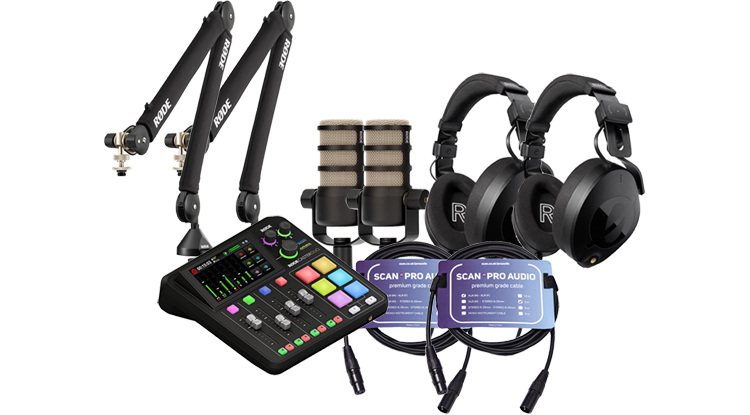 RODE - Podmic, RODECaster Duo, Headphones