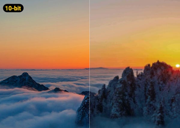 colour depth compariosn of the pen display