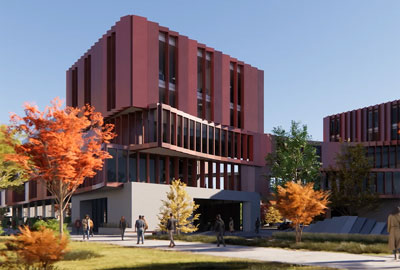 example render of a building taken using the Chaos ArchDesign Collection