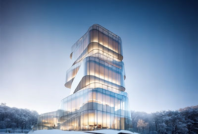 sample image using the Chaos ArchDesign Collection ai features