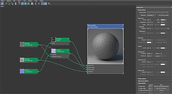 Screenshot of Chaos Corona Material editing window