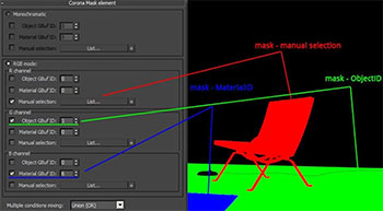Chaos Corona Smart Mask software window