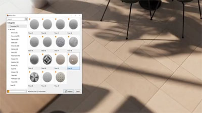 updating materials in chaos enscape