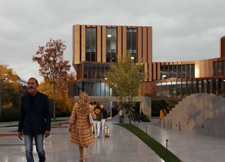 samplerender of the front of a building using chaos envision