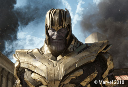sample render thanos using chaos vray