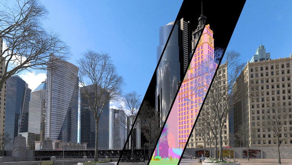 breakdown of post production effects using chaos vantage