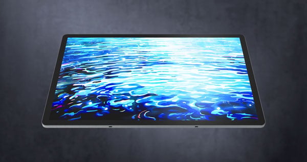 angled view of the wacom tablet