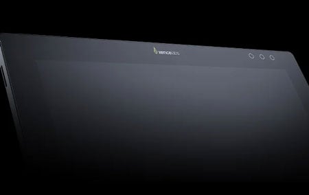 angled view of the xencelabs drawing tablet