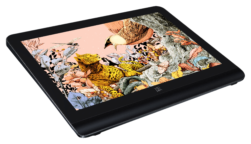 angled view of the xp pen artist 16 2nd gen