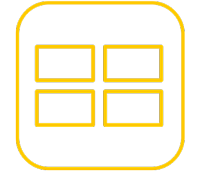yellow icon for 4 video preview boxes