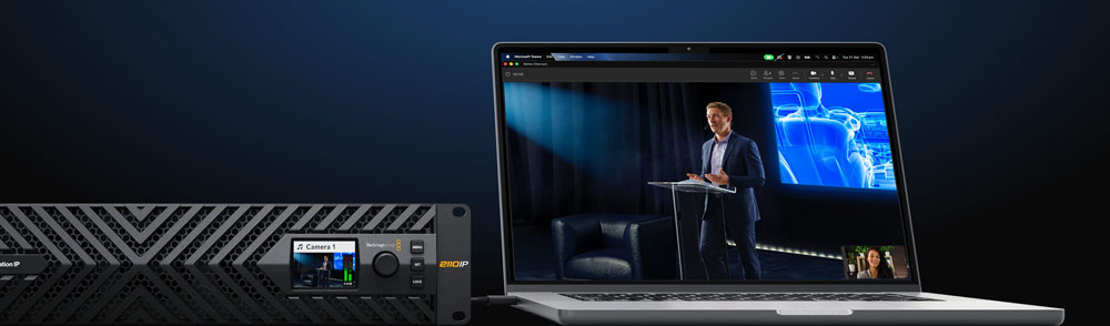 atem constellation connected to a laptop