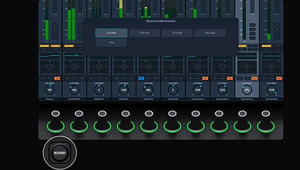 Blackmagic Design Fairlight Panel interface