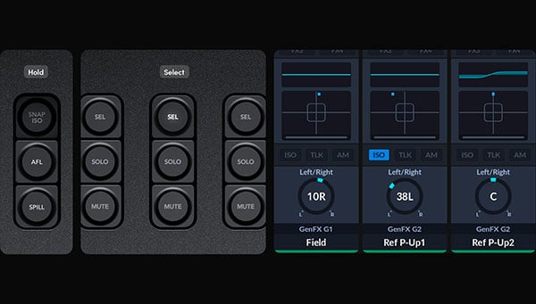 Blackmagic Design Fairlight Panel interface