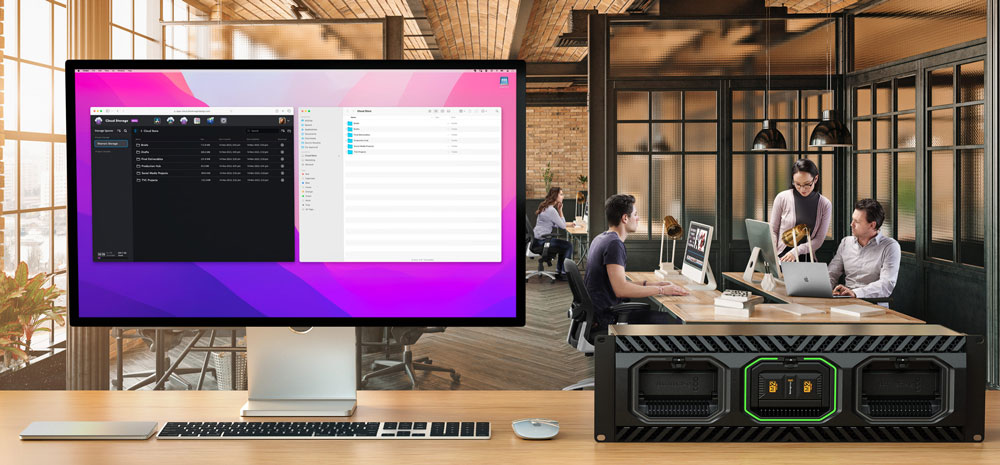 blackmagic media dock ultra connected to a mac
