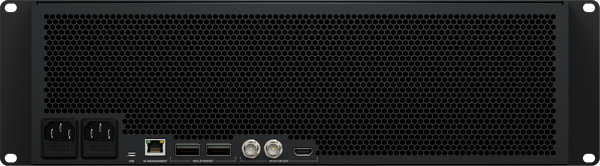 rear view of the blackmagic media dock ultra