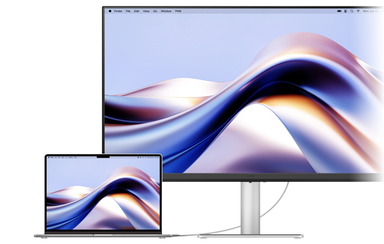 BenQ MA270UP Connected to Apple Macbook Pro