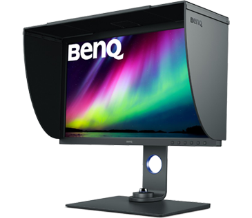 BenQ SW270C 27in 2K 1440p PhotoVue Monitor  with Calibrite ColorChecker Display Pro
