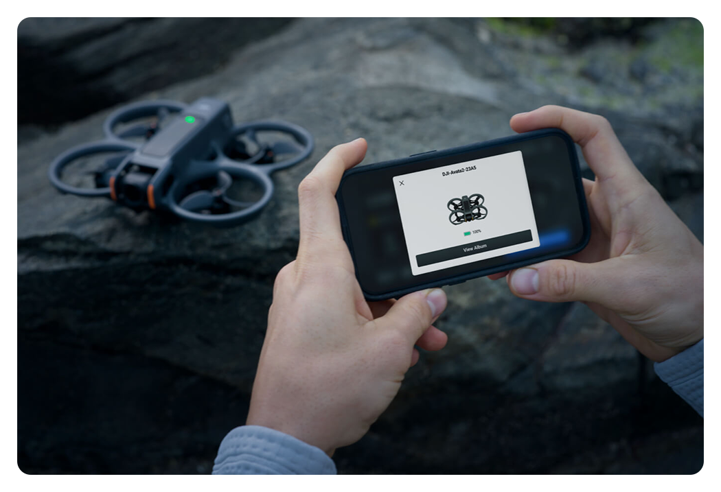 DJI Avata 2 drone wifi connectivity